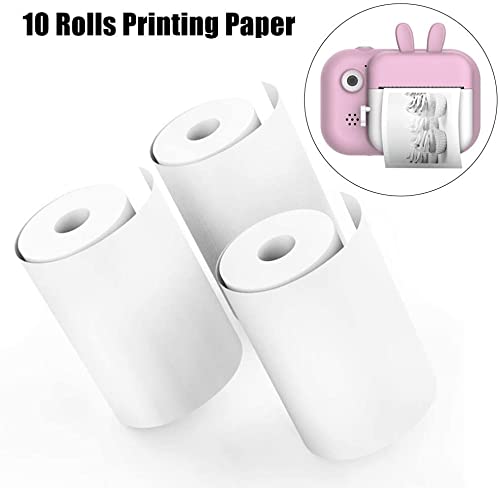 10 Rolls Kids Instant Camera Printing Paper - Thermal Wood Pulp Refill Paper for Children's Cameras | Perfect for Birthday Parties, School Events & Family Memories