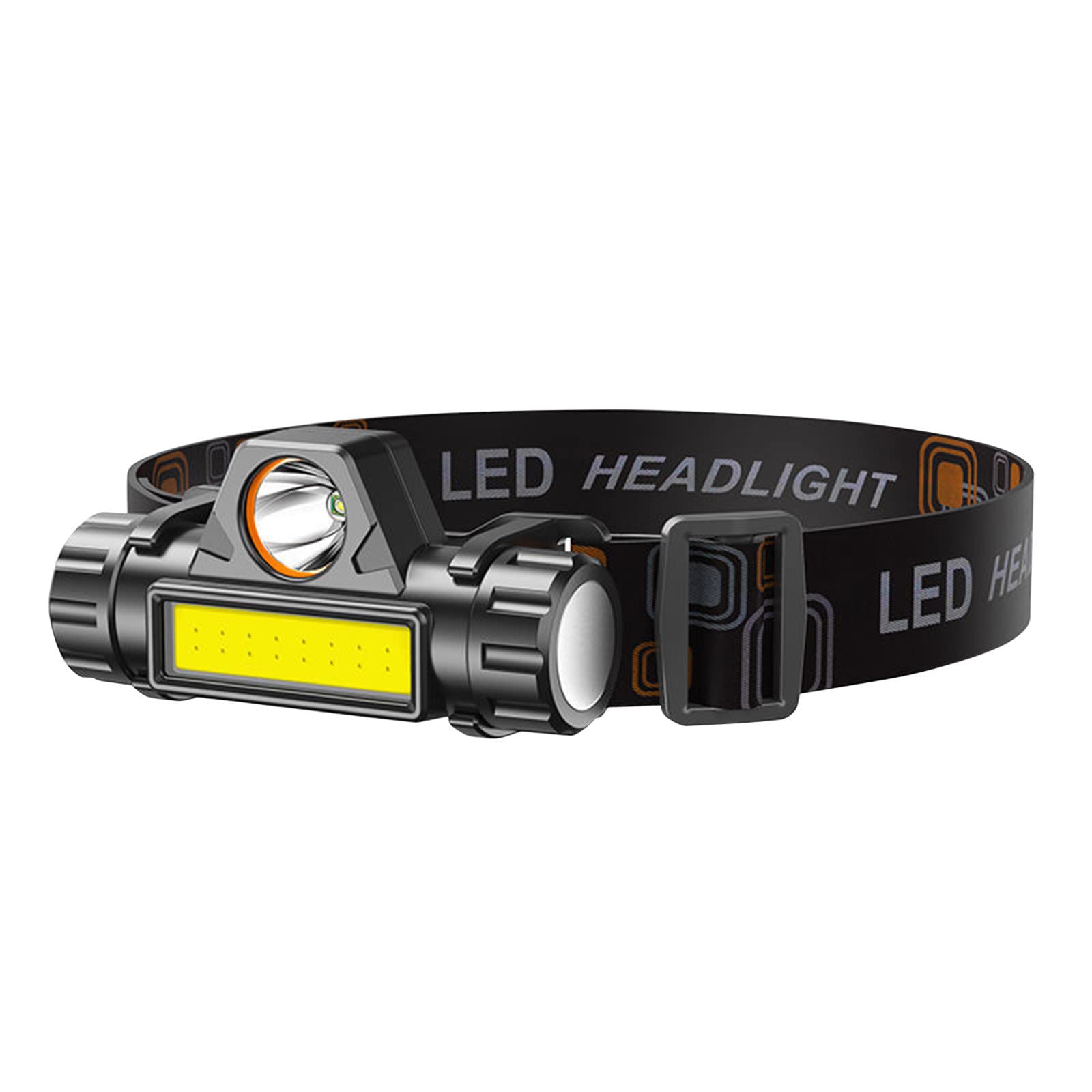 Celendi Rechargeable LED Flashlight - Waterproof Headlamp for Outdoor Camping, Hiking, Fishing & Mining - Hands-Free Head Mounted Light for Night Activities