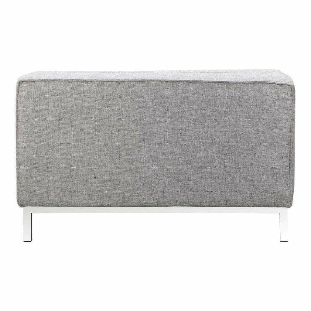 40 Inch Storage Ottoman with Lift Top - Modern Gray Faux Leather Bench for Living Room, Bedroom & Entryway Storage