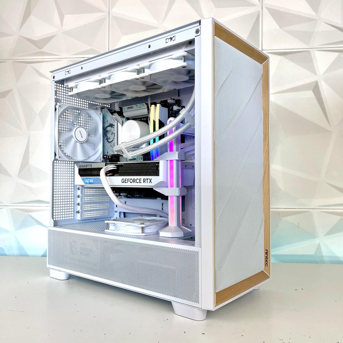 High-Performance Gaming PC with Intel Core i5/i7 | RTX 4060/4060 Ti/5070 & AMD 9070/9070 XT | Antec Premium Flux White Case - Perfect for eSports, Streaming & 4K Gaming