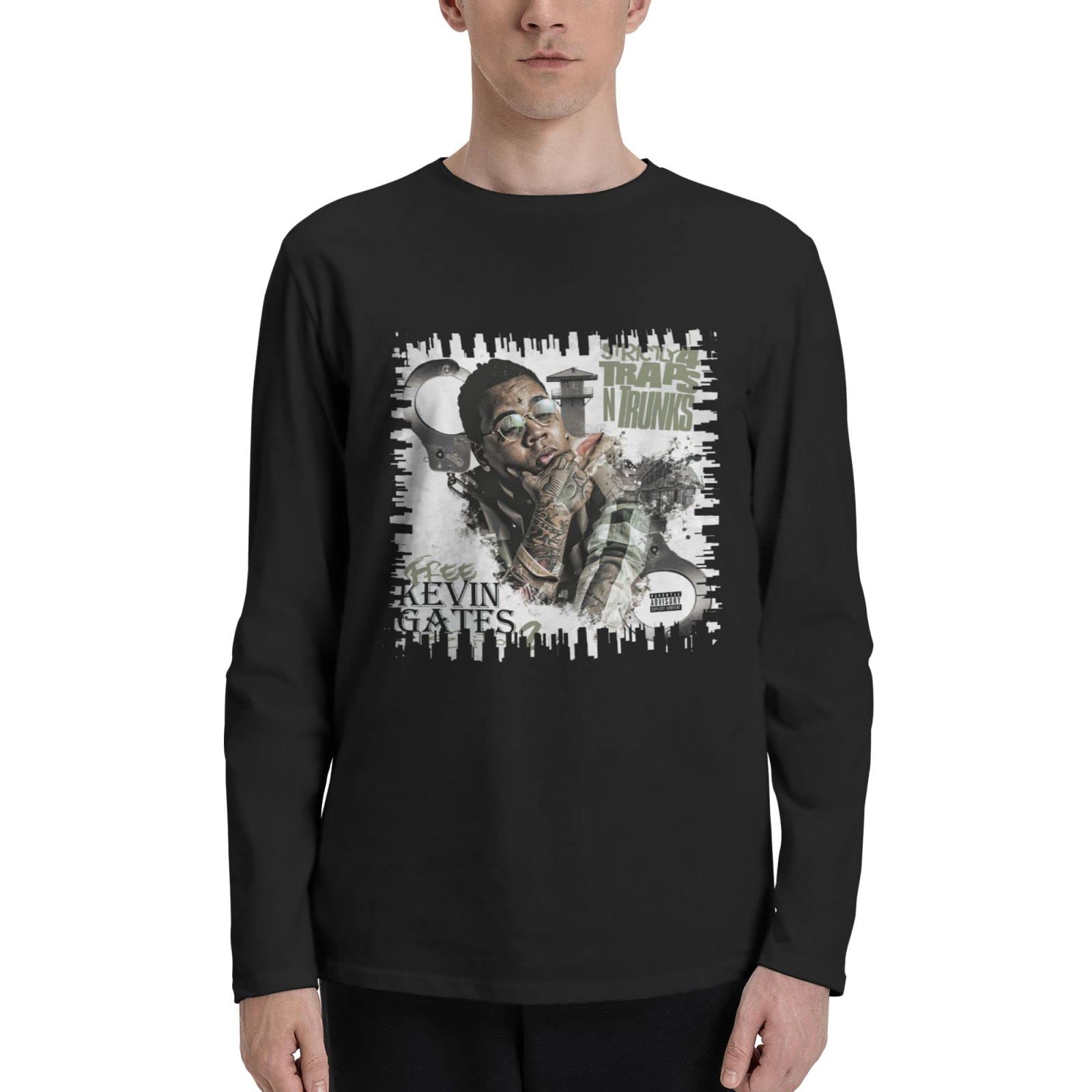 EariklYa Men's Long Sleeve T-Shirt - Casual Cotton Tee for Teens & Adults | Perfect for Everyday Wear, Street Style & Layering