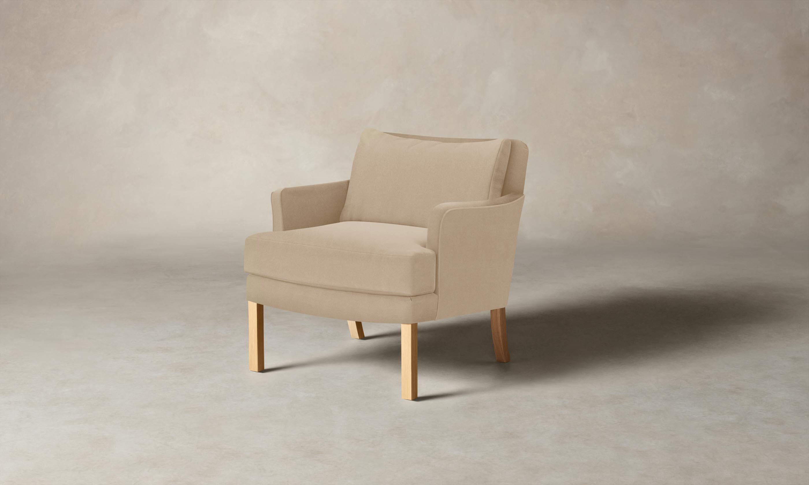 Kaye Chair - Premium Performance Velvet Butter Upholstered Accent Chair for Living Room, Bedroom & Office - Stylish & Comfortable Seating for Home Decor
