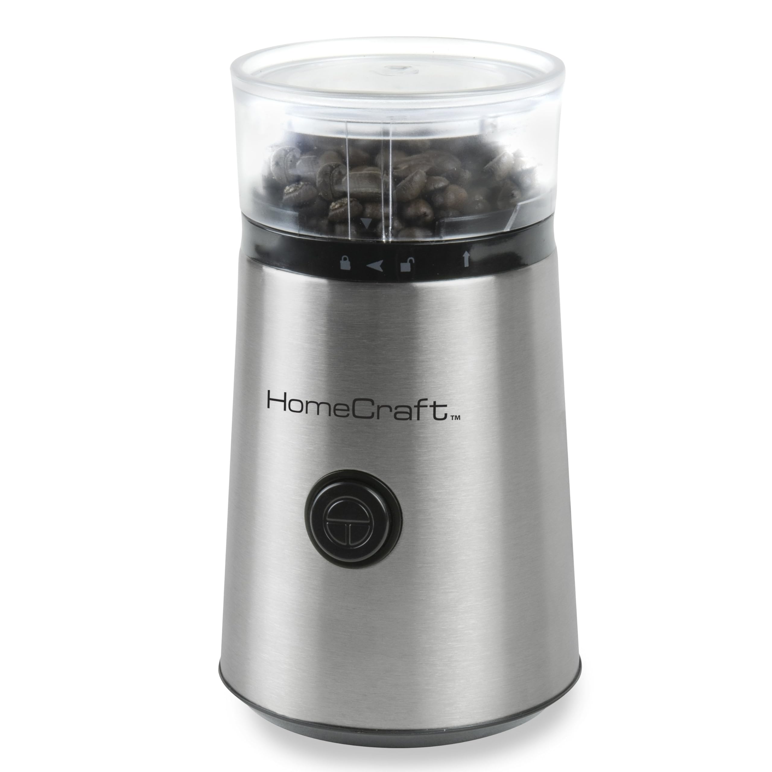Premium Stainless Steel Grinder Mill - 12 Cup Large Capacity, One-Touch Operation, Dishwasher Safe - Perfect for Grinding Nuts, Spices & Herbs - Ideal for Home Kitchens, Coffee Shops & Bakeries