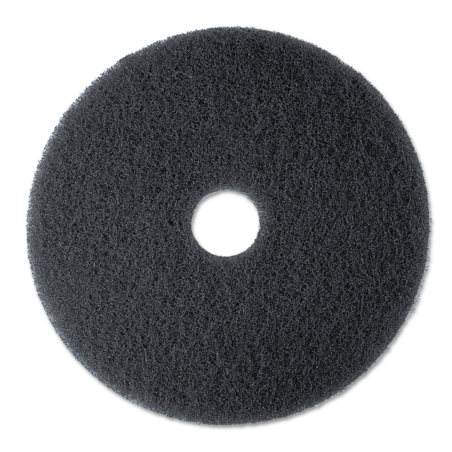 3M™ Low Speed Stripper Floor Pad 7200 - 13 Inch Black Floor Cleaning Pads (5-Pack) - Ideal for Commercial & Residential Floor Stripping, Scrubbing, and Polishing