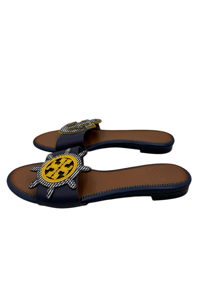 Tory Burch Everly 55mm Slide Sandals for Women - Size 6 | Comfortable Summer Beach Slides | Perfect for Casual Outings, Vacations, and Poolside Lounging