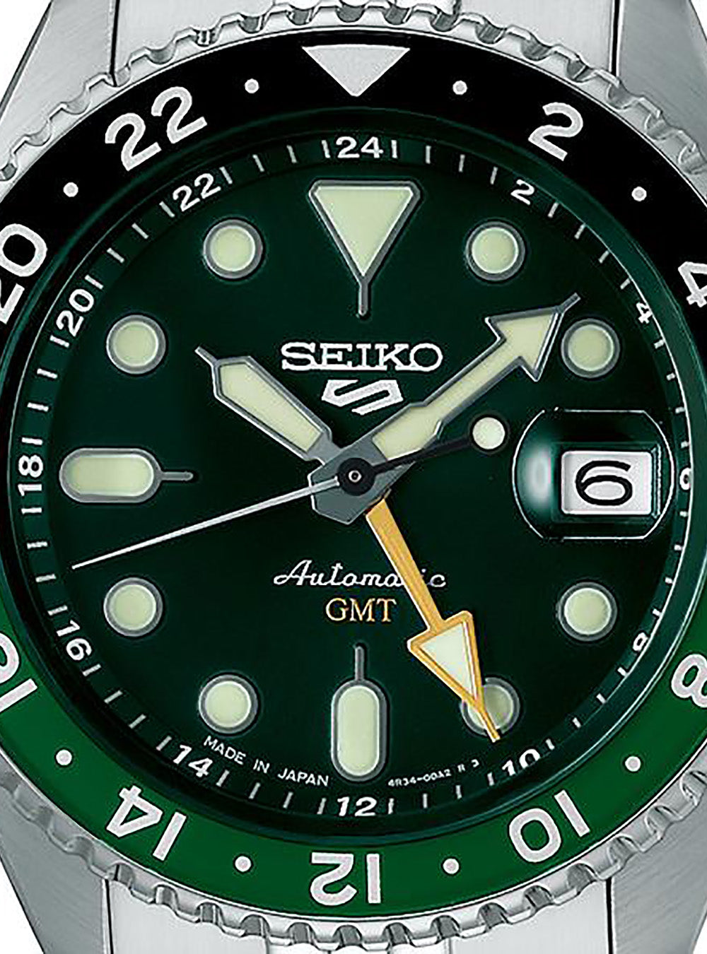 SEIKO 5 Sports Automatic GMT Watch - SKX Series SBSC019 / SSK035 - Made in Japan JDM - Perfect for Travel, Business & Everyday Wear
