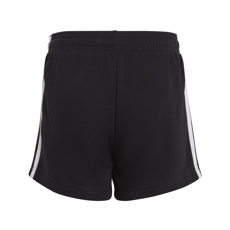 Adidas Girls Essentials 3-Stripes Athletic Shorts - Comfortable Workout & Casual Wear for Active Kids