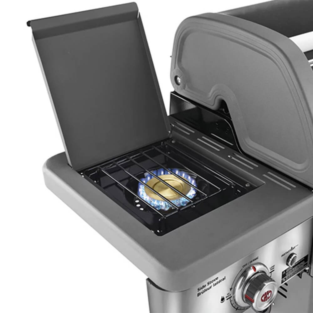 Coleman Revolution 4-Burner Propane Gas Grill with Side Burner - Black Gloss Finish | Outdoor Camping, Backyard BBQ & Tailgating Grill for Family Gatherings