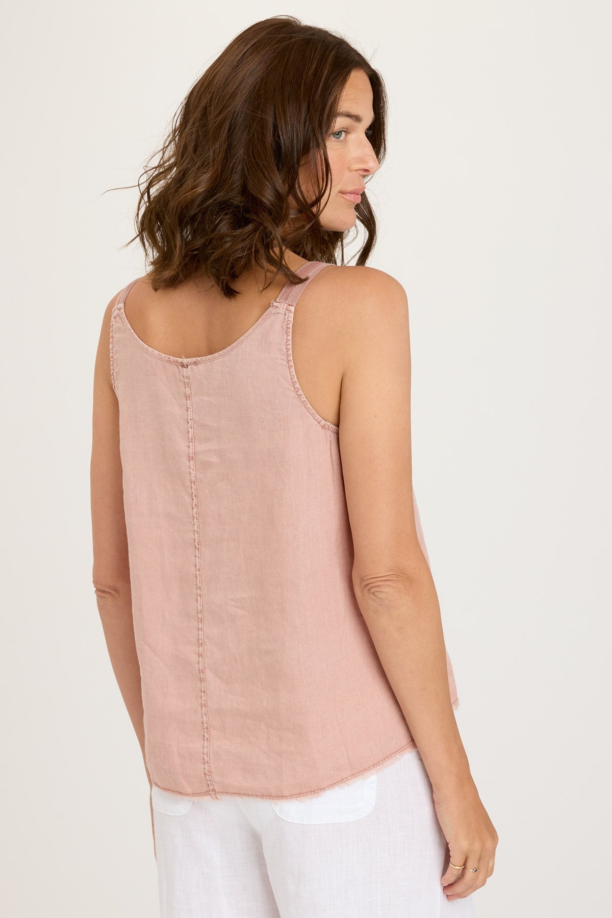 Shawnie Tank Top for Women - Soft Hydrangea Print Casual Blouse, Perfect for Summer Outfits, Beach Wear, and Everyday Comfort