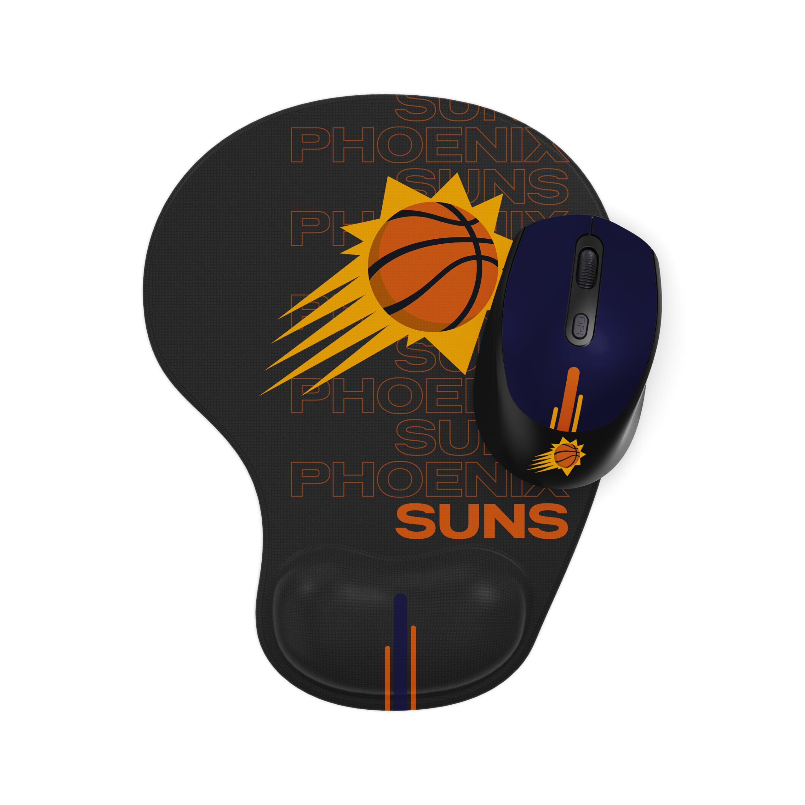 SOAR NBA Wireless Gaming Mouse with RGB Lighting & Non-Slip Mouse Pad Set - Perfect for Basketball Fans, PC Gamers & Office Work