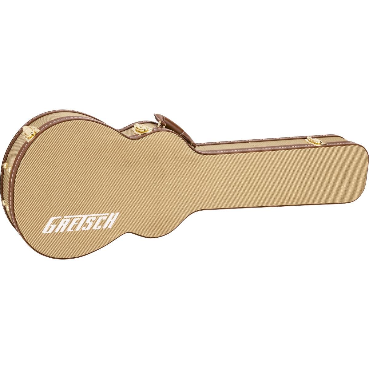 Gretsch Bass/Baritone Tweed Hardshell Case - Durable Protection for Electric Bass & Baritone Guitars - Perfect for Travel, Gigging & Studio Use
