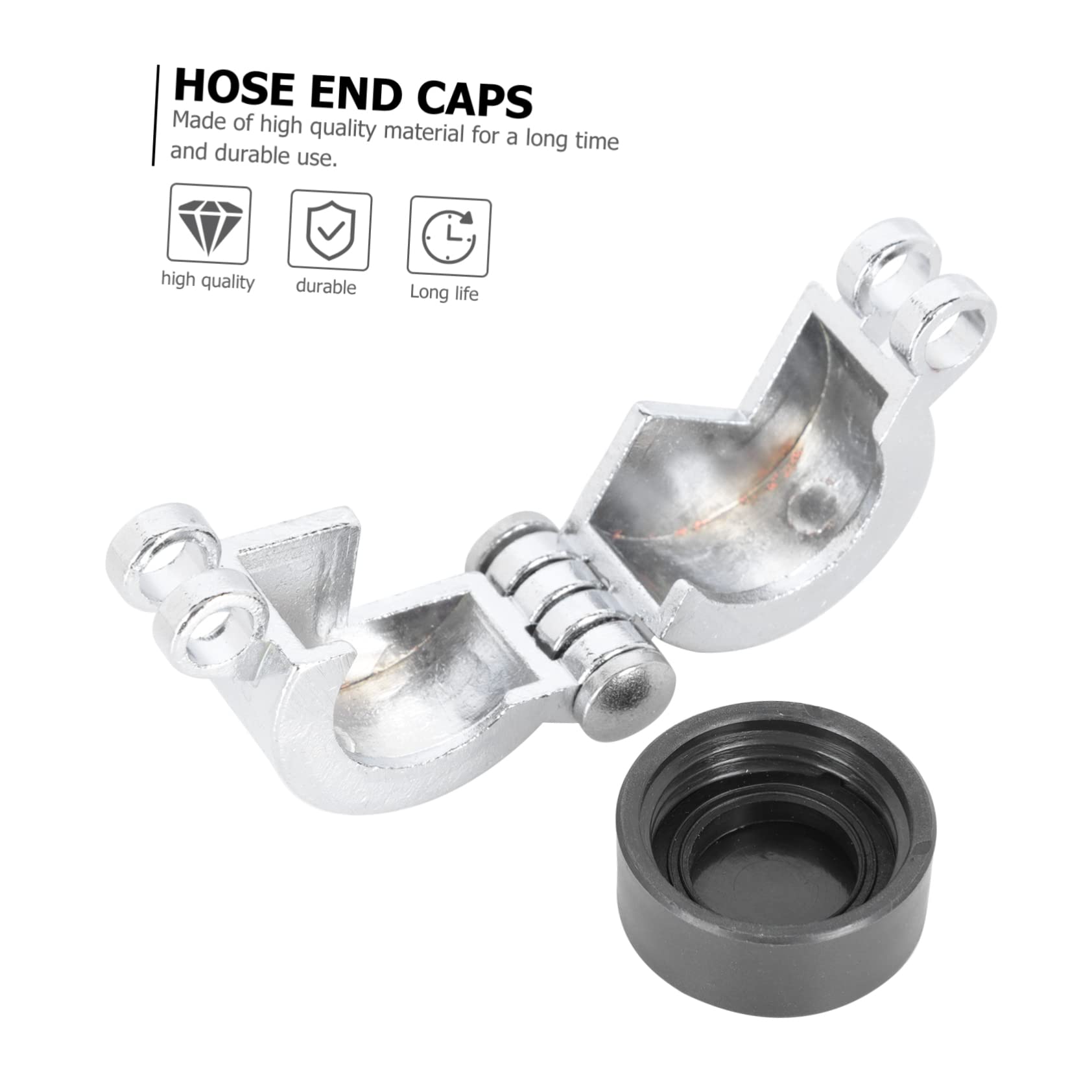 Operitacx Water Stopper with Lock Tube End Caps - Secure Garden Hose Spigot Lock for Leak-Free Connection | Perfect for Outdoor Faucets, Sprinklers & Drip Irrigation Systems