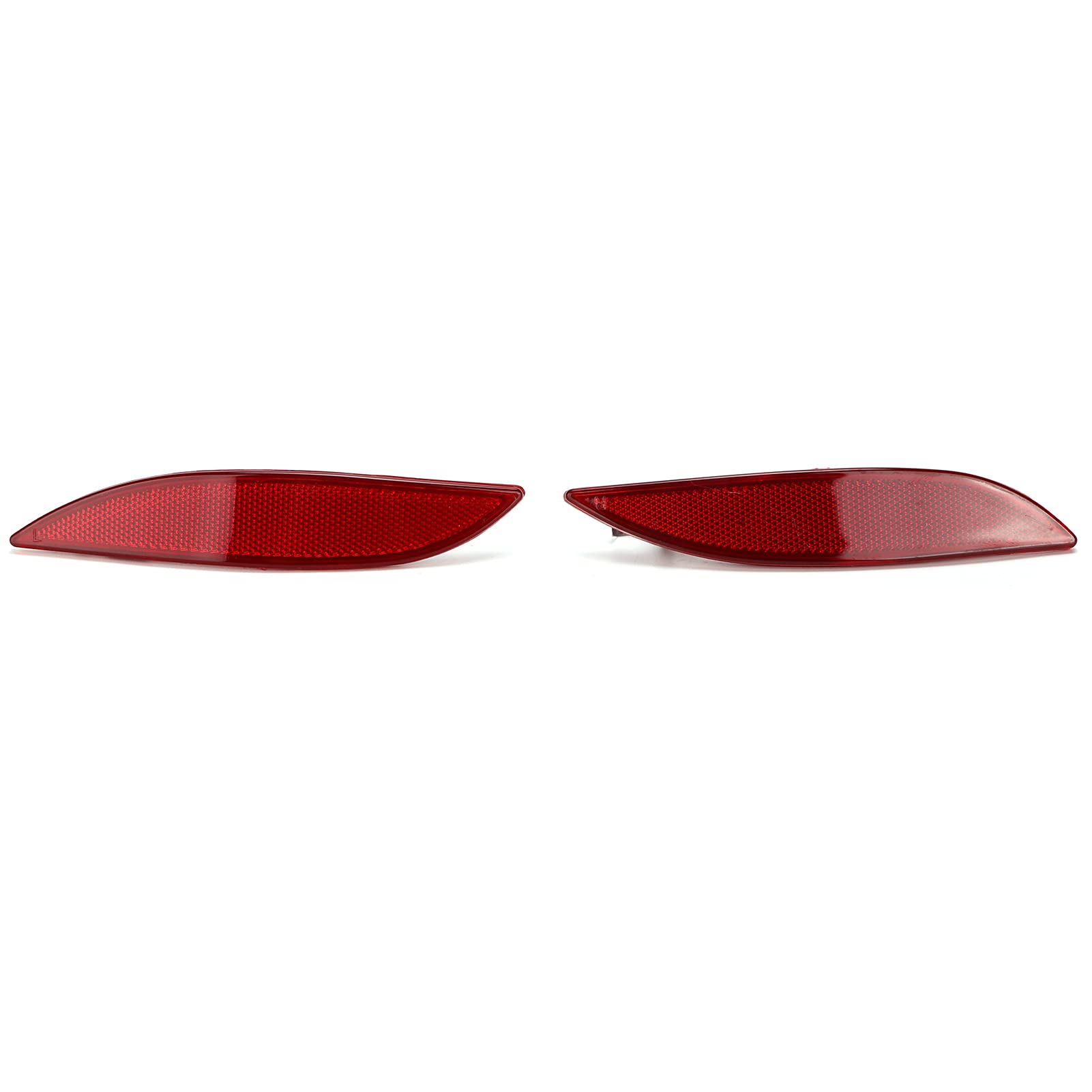 Akozon 1 Pair Rear Bumper Reflectors Replacement Parts for Renault Megane III & Fluence - 265650004R - Durable Safety Reflectors for Night Driving & Enhanced Vehicle Visibility