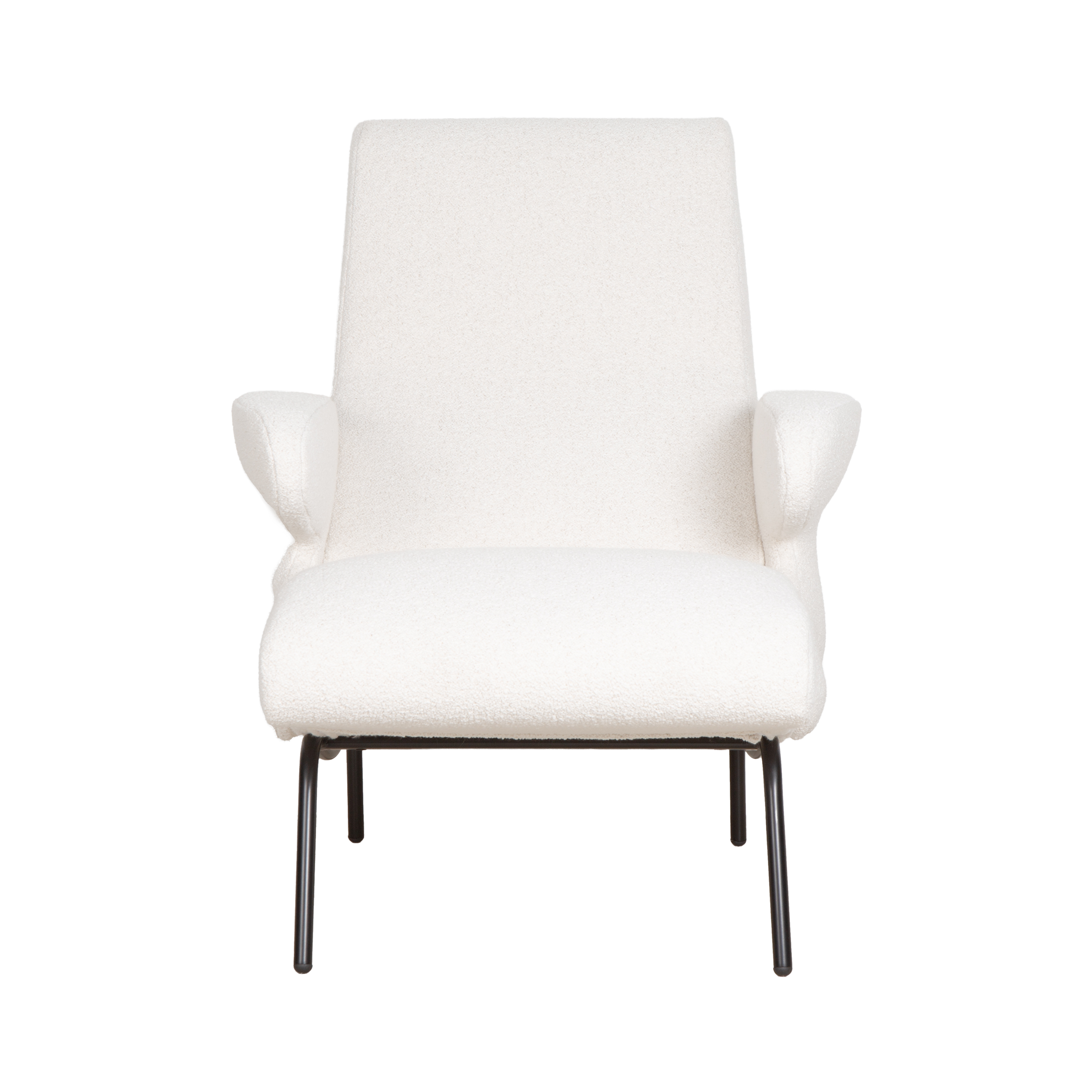 Stylish Delfino Armchair - Modern Lounge Chair for Living Room, Office & Reading Nook - Comfortable Upholstered Accent Chair with Wooden Legs
