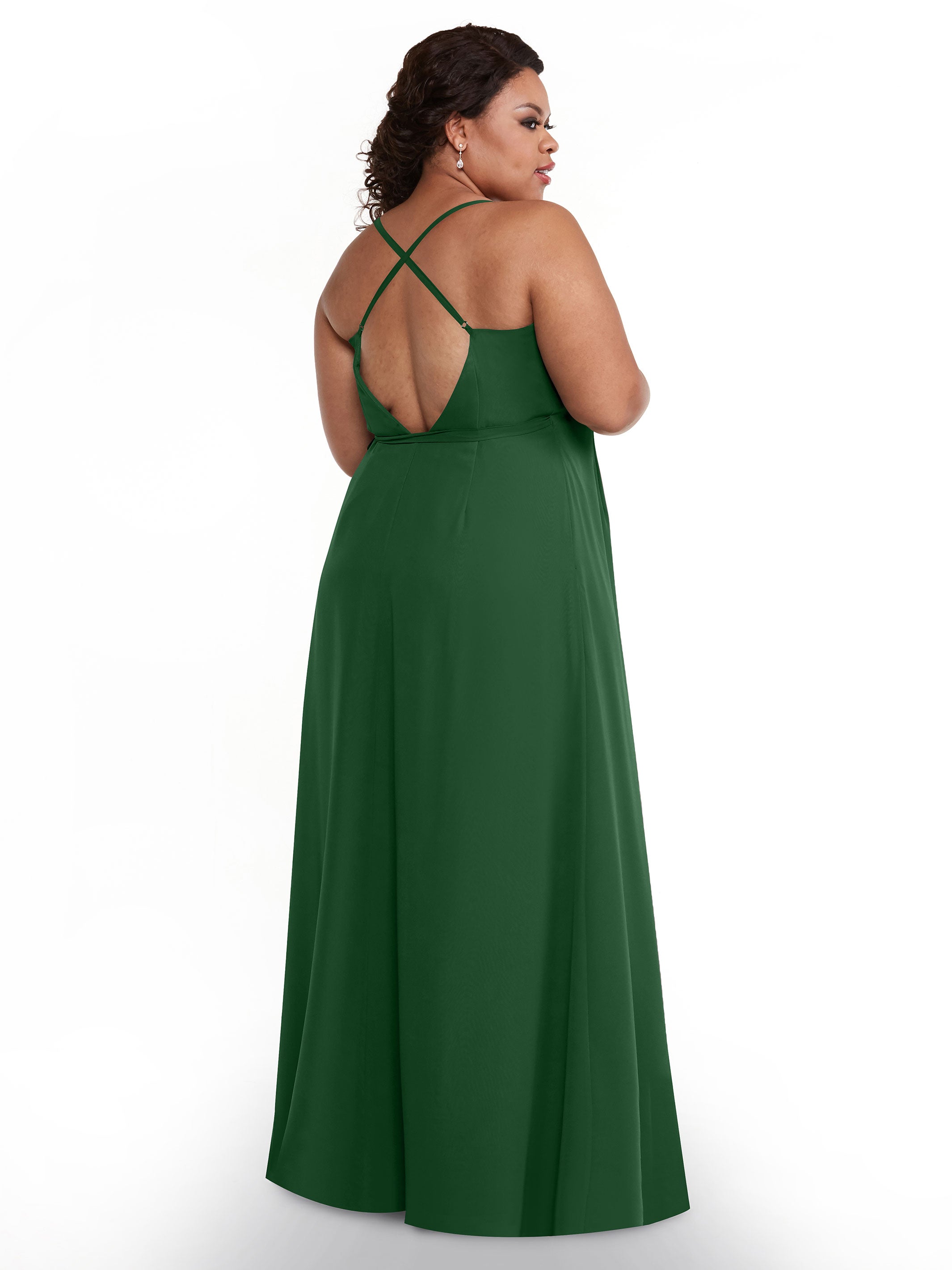 Elegant 80171 Sheath Chiffon Bridesmaid Dress with Adjustable Self-Tie Waist Sash - Perfect for Weddings, Formal Events & Special Occasions