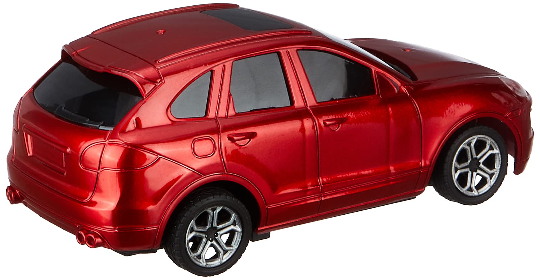 SEEDO 1:24 Scale Rechargeable RC Car Toy - Metallic Anti-Scratch, Impact Resistant Body with LED Lights - Fast Remote Control Vehicle for Kids Ages 8+ (Red) | Perfect for Indoor Racing, Birthday Gifts & Outdoor Play