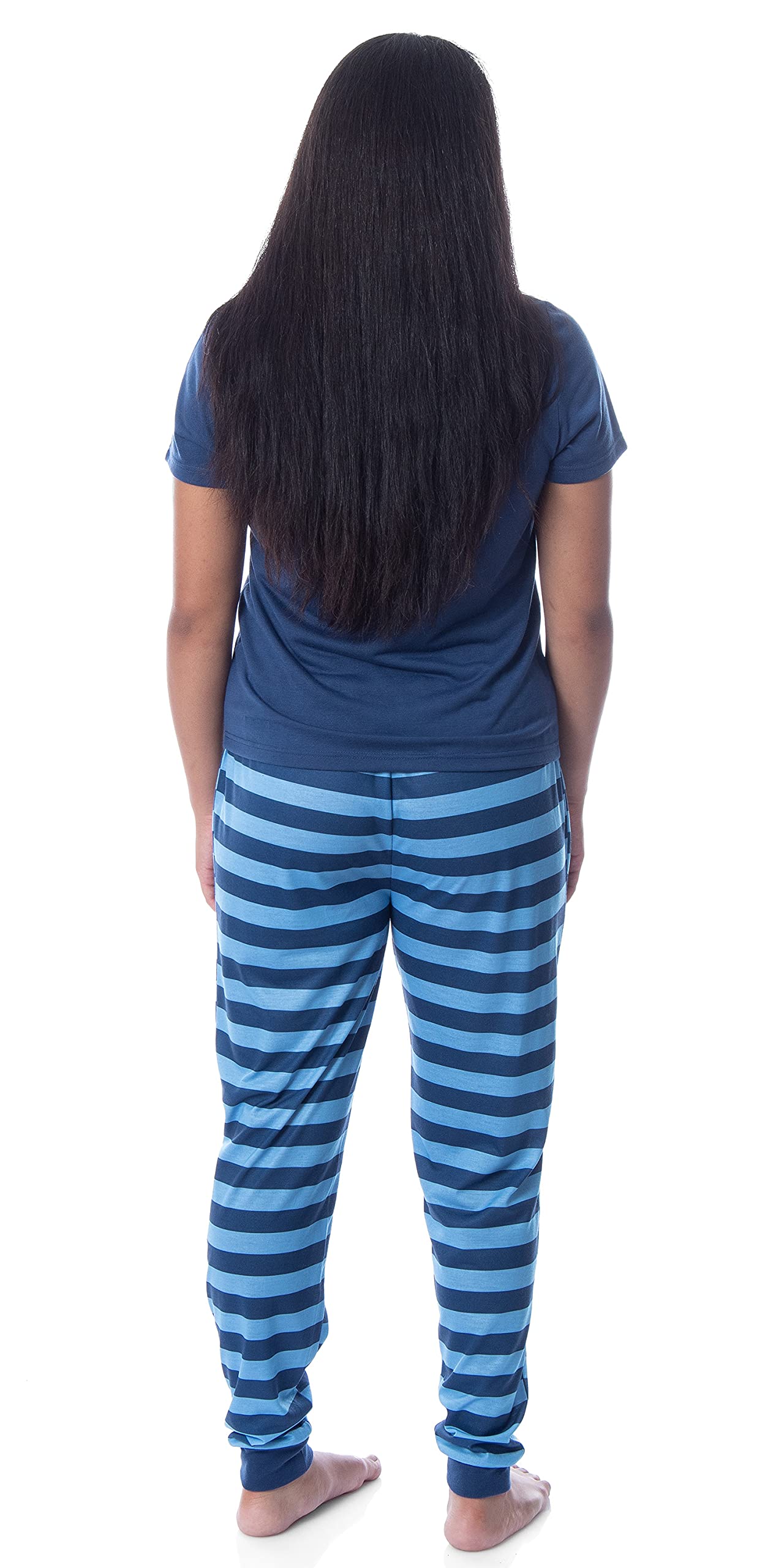 Harry Potter Women's Hogwarts House Crest Jogger Pajama Set - Gryffindor, Slytherin, Hufflepuff & Ravenclaw - Cozy Lounge Pants for Potter Fans & Movie Nights