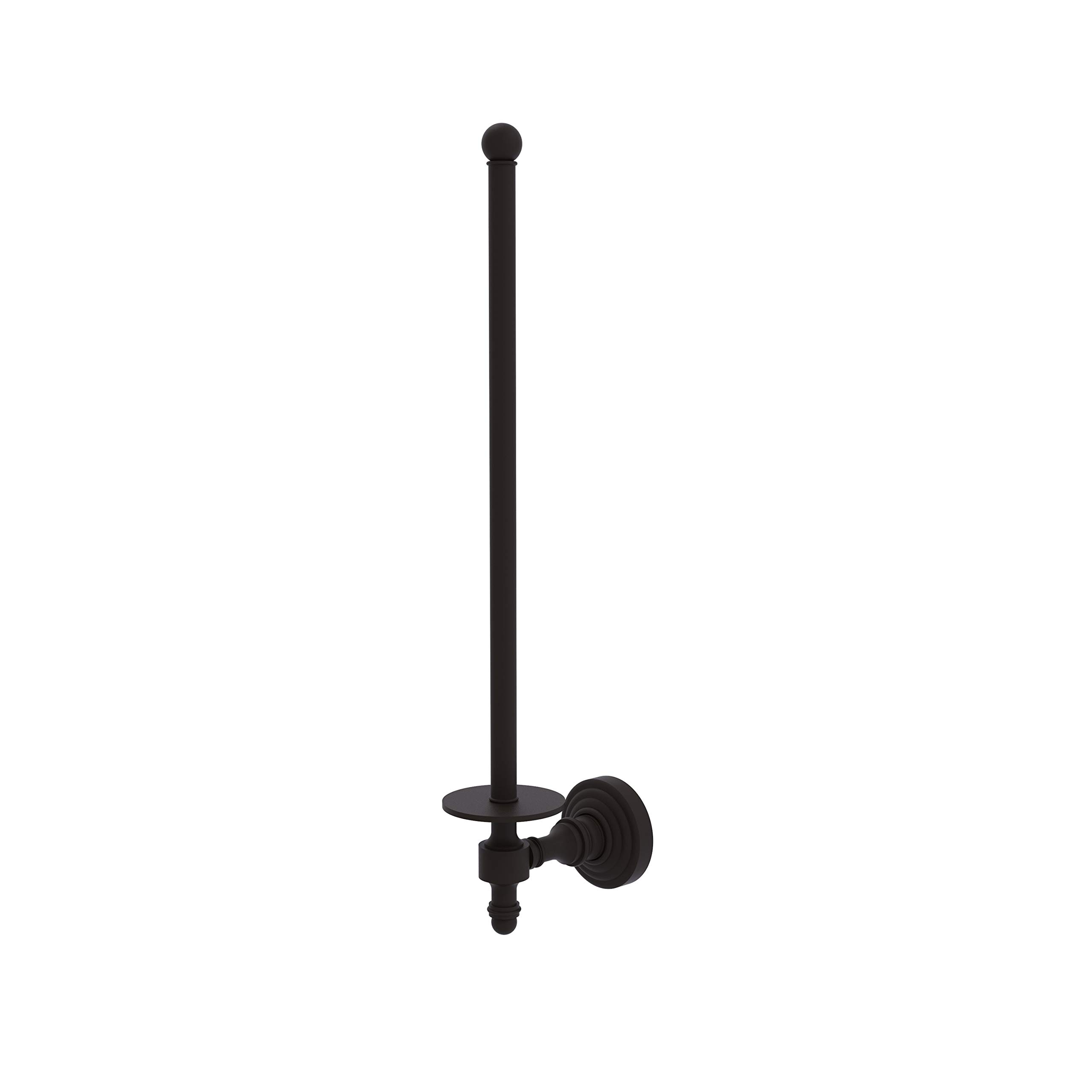 Allied Brass Retro Wave Wall Mounted Paper Towel Holder - Oil Rubbed Bronze Finish | Vintage Style Kitchen & Bathroom Organizer for Paper Towel Dispenser