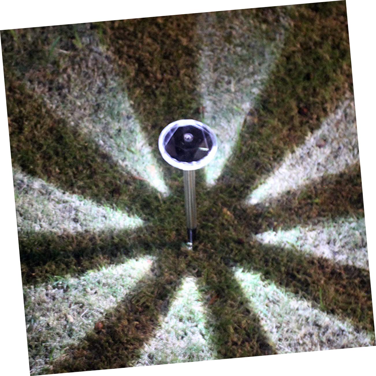 OSALADI 3-Pack Solar Lights Outdoor, Waterproof LED Garden Lights with Auto On/Off, Pathway & Yard Decoration for Patio, Lawn, Driveway, Backyard (Warm White)