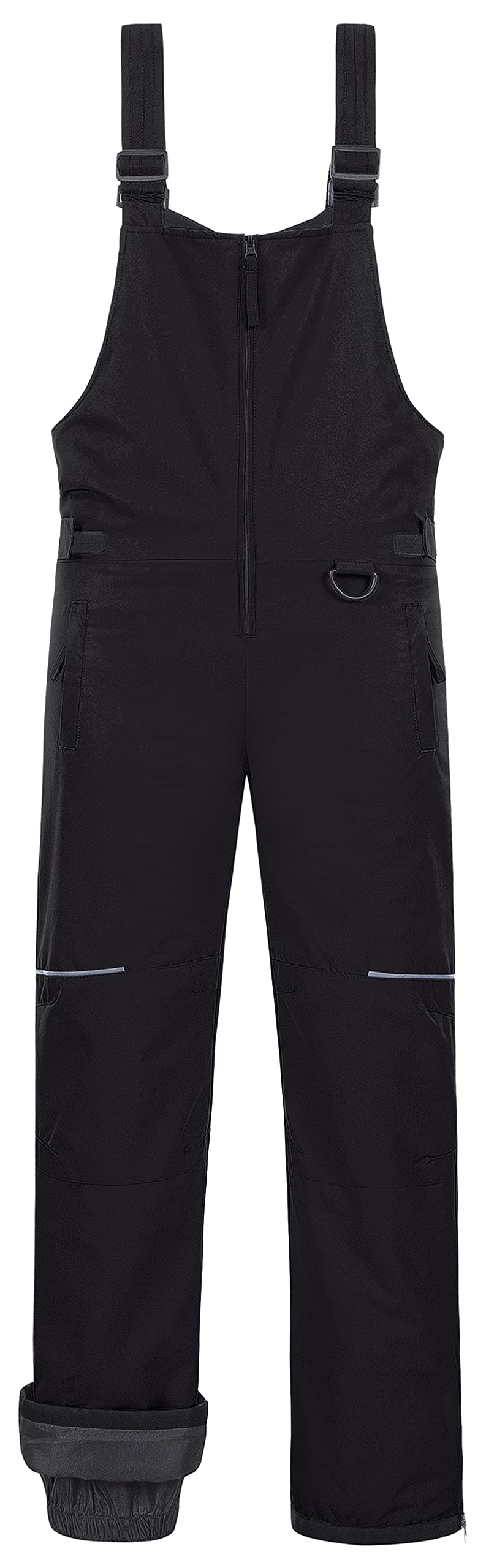 CREATMO Boys Snow Bibs - Waterproof Insulated Ski Pants for Kids - Winter Snow Overalls for Boys - Perfect for Skiing, Snowboarding & Outdoor Winter Activities