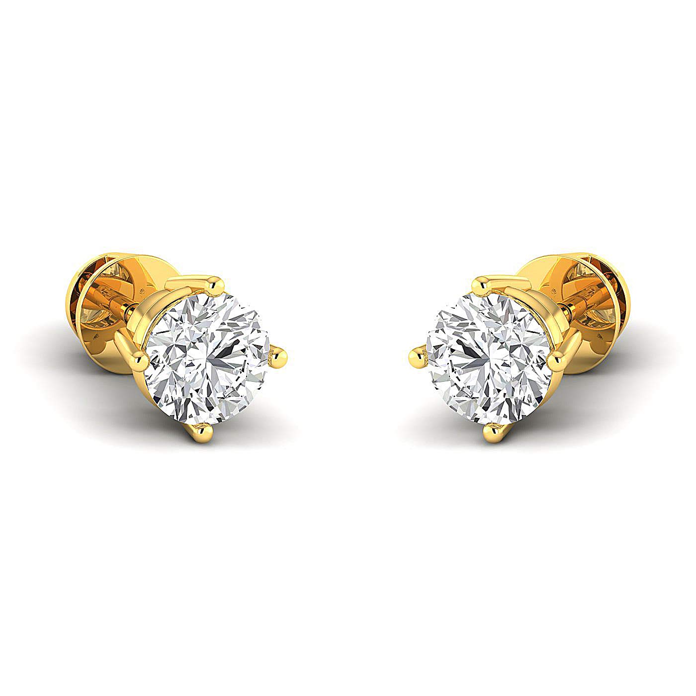 0.30 to 4 Carat Lab Created Diamond Stud Earrings - SI-FG, Round Brilliant Cut, 100% Pure Diamond Jewelry for Women (Perfect Gift for Anniversary, Wedding, Birthday & Special Occasions)