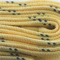 Premium Poly Hockey Waxed Laces - Maize (2 Pair Pack) | Durable, Non-Slip Hockey Shoelaces for Skates & Cleats | Perfect for Ice Hockey, Field Hockey & Roller Hockey Players