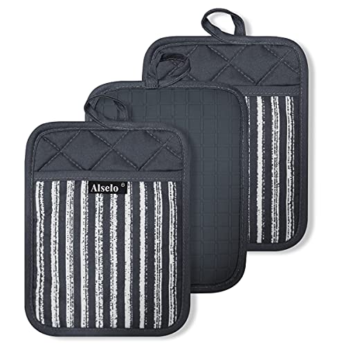 Grey Potholders