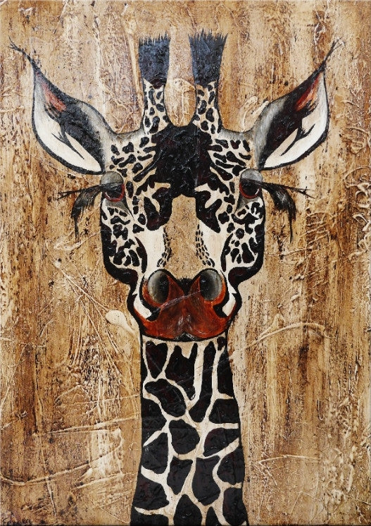 Inspiring Giraffe Black Wall Art - Modern Home Decor for Living Room, Bedroom & Office