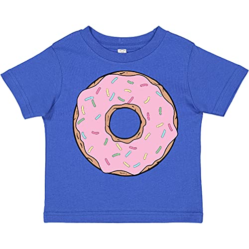 Inktastic Pink Donut Frosting Sprinkles Toddler T-Shirt - Cute Doughnut Graphic Tee for Kids Birthday Party & Casual Wear
