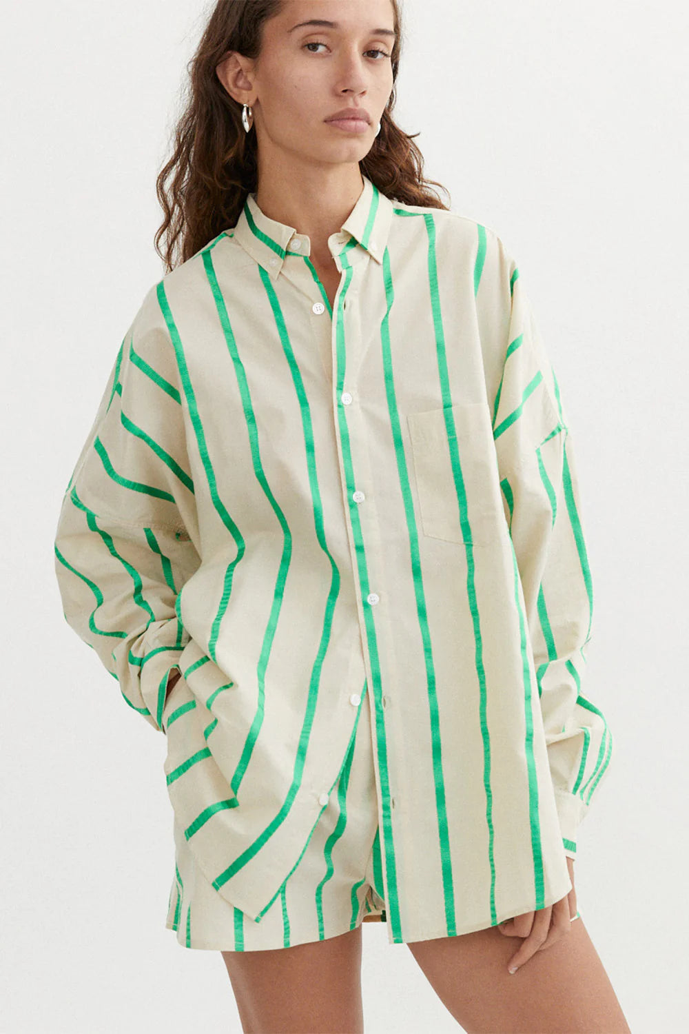 Fleur Green Shorts for Women - Comfortable & Stylish Summer Casual Wear - Perfect for Beach, Vacation & Outdoor Activities