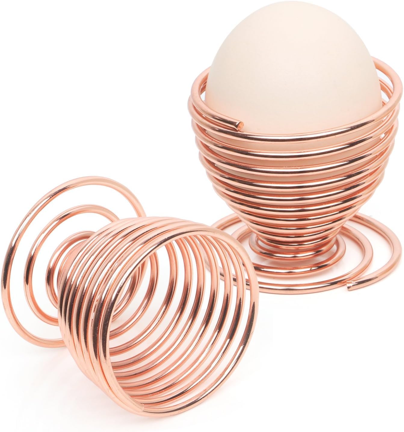 Cosluxe Makeup Sponge Holder (2 Pack Rose Gold) - Beauty Blender & Powder Puff Drying Stand | Hygienic Storage & Display Organizer for Makeup Tools | Perfect for Vanity, Bathroom & Travel Use