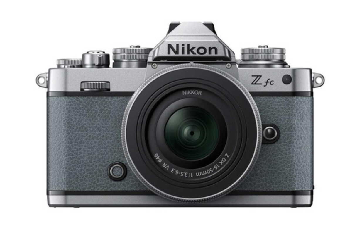 Nikon Zfc Mirrorless Digital Camera with 16-50mm f/3.5-6.3 VR Lens (Chalk Blue) - Compact Retro Style for Travel, Vlogging & Street Photography
