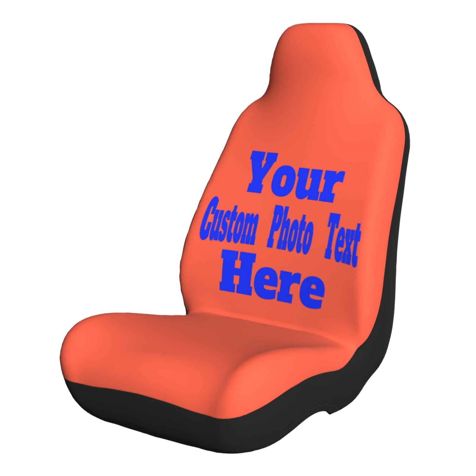 Custom Personalized Car Seat Covers with Photo - Universal 2-Piece Set for Cars, Trucks & SUVs | Perfect for Family Road Trips, Commuting & Travel Protection