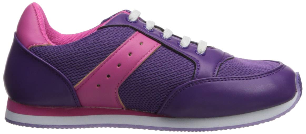 Emilliano Kids Sneakers - Pink & Purple Running Shoes for Boys & Girls, Size 11 M US - Perfect for School, Play & Everyday Wear