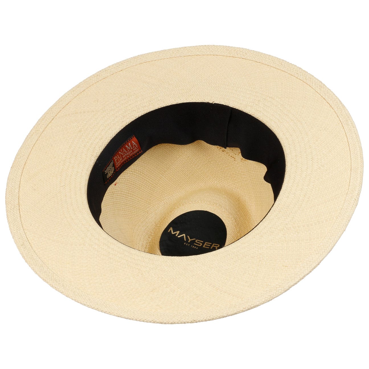Gedeon Brisa Panama Hat by Mayser - Premium Straw Fedora for Men & Women - Perfect for Beach, Summer & Outdoor Activities