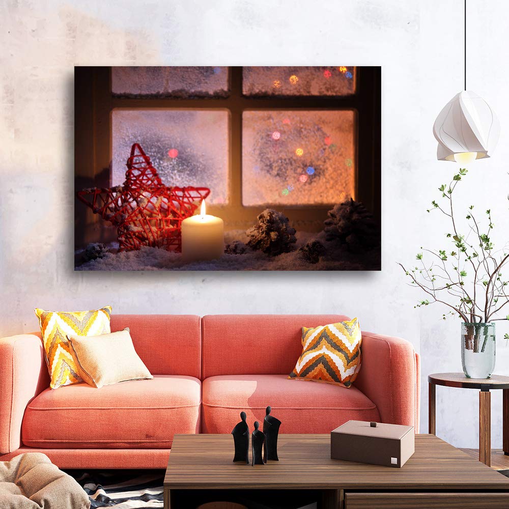 Wall26 Canvas Wall Art - Merry Christmas Pictures & Paintings for Home Decor, Bedroom & Living Room - Framed Canvas Prints (32x48 inches) - Perfect for Holiday Gifts & Seasonal Home Decoration