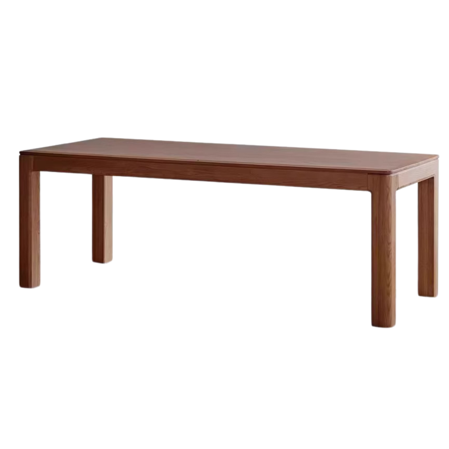 Premium Solid Wood Dining Table - Black Walnut, Ash & Red Oak - Large Farmhouse Style Table for Family Gatherings & Dinner Parties