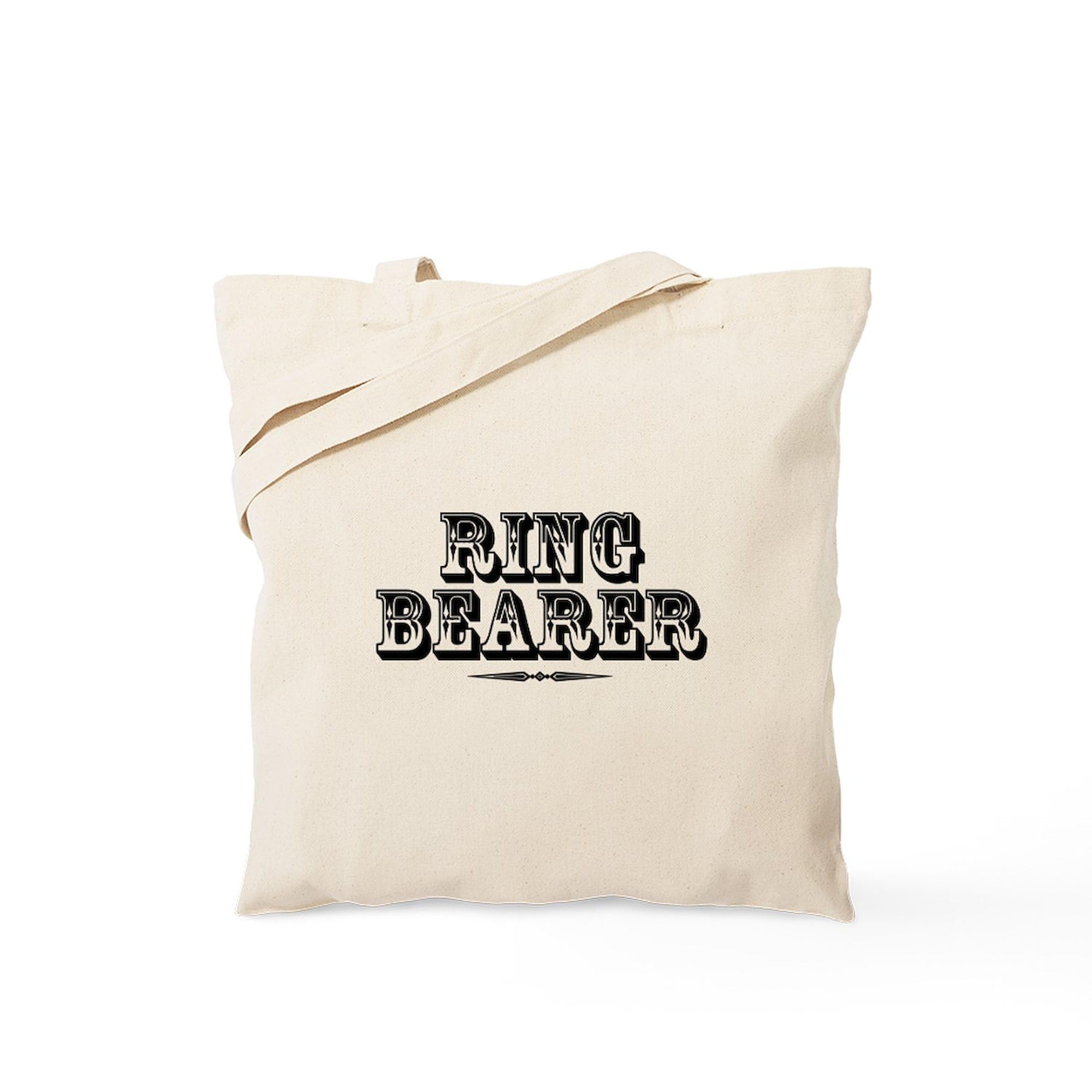 Ringbearer Old West Tote Bag - Natural Canvas Reusable Shopping Bag for Groceries, Beach & Daily Use | Eco-Friendly Cotton Tote with Western Design