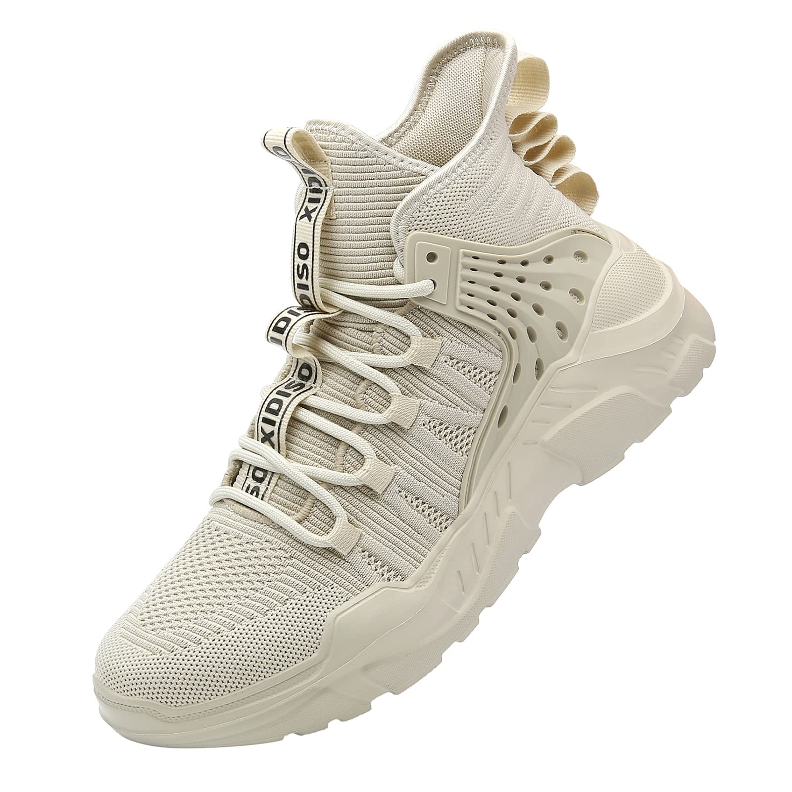 **SANNAX Men's High-Top Running Shoes - Lightweight Athletic Sneakers for Walking, Gym & Tennis - Non-Slip Breathable Sports Shoes for Casual Wear & Workout**