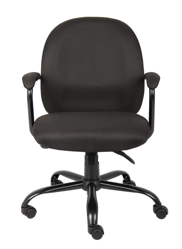 Boss Heavy Duty Task Chair B670 - Ergonomic Office Chair with Adjustable Height & Lumbar Support for Home & Business Workspaces