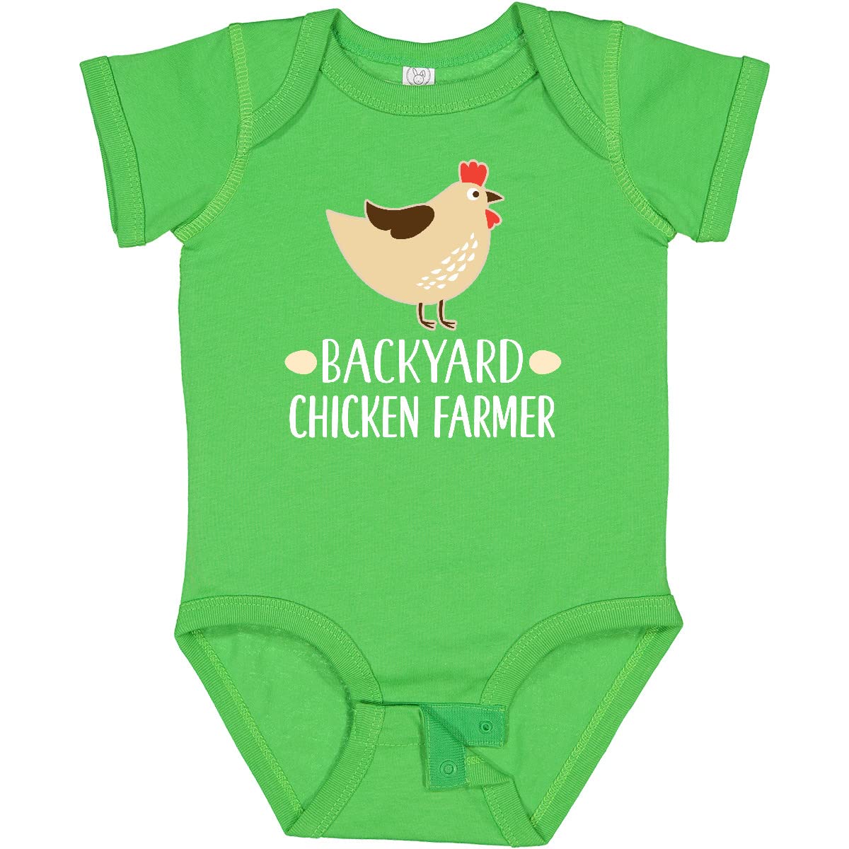 Inktastic Backyard Chicken Farmer Baby Bodysuit - Cute Farm Animal Onesie for Infants & Toddlers - Perfect for Farm Visits, Family Photos & Playtime