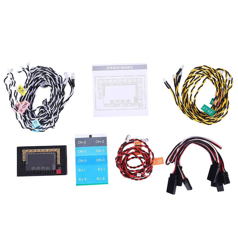 14LED RC Truck Headlight Kit - Upgrade & Modification LED Light Accessories for 1/10 & 1/8 Scale RC Cars | Perfect for Night Racing & Off-Road Adventures