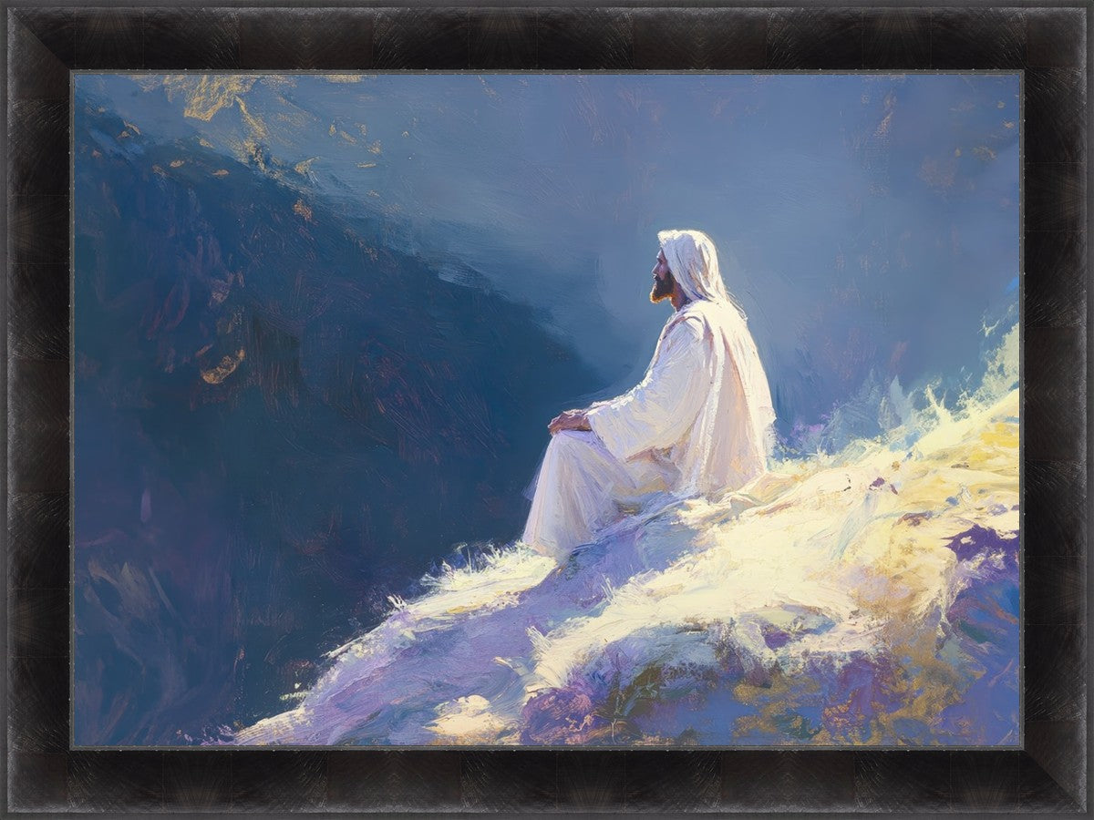 Contemplation Large Wall Art - Modern Abstract Canvas Painting for Living Room, Bedroom & Office Decor | Home & Interior Design