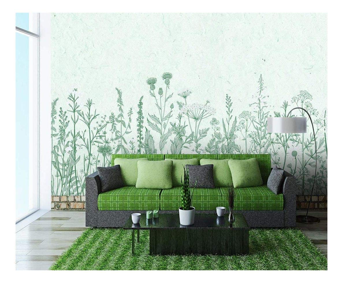 Wall26 - Large Self-Adhesive Vinyl Wall Mural - Retro Style Floral & Botanical Design | Removable Modern Wallpaper Decor - 100x144 inches - Perfect for Living Room, Bedroom, or Office Wall Covering