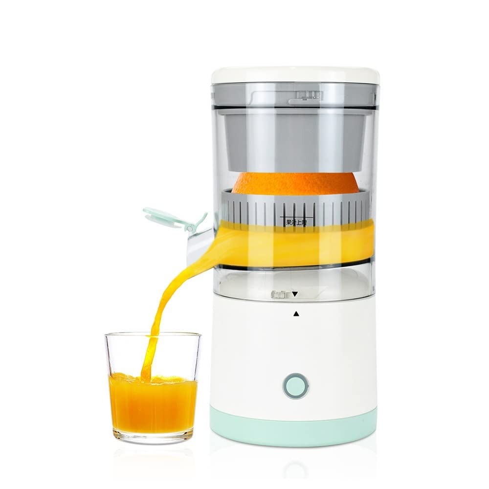 SRLIWHITE 45W Portable Electric Juicer - USB Rechargeable Multifunctional Mini Juicer Cup for Fruits & Vegetables - Perfect for Home, Office & Travel - (White)