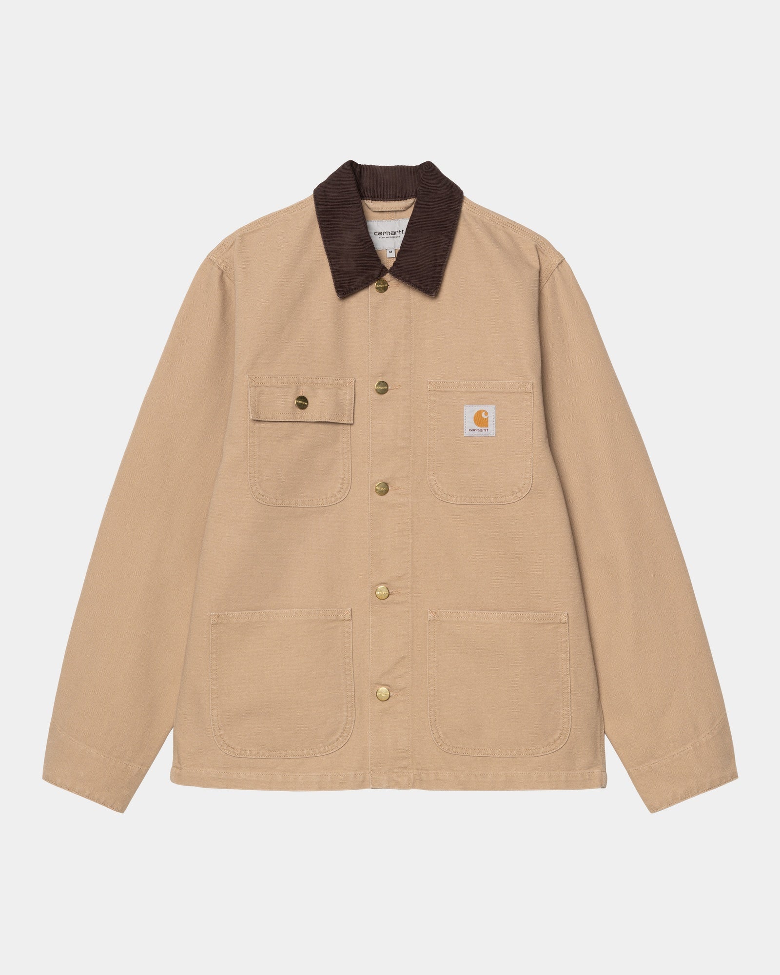 Michigan Chore Coat for Men - Spring Work Jacket in Dusty Hamilton Brown & Tobacco Colors | Durable Outdoor Workwear for Farming, Hiking & Casual Wear