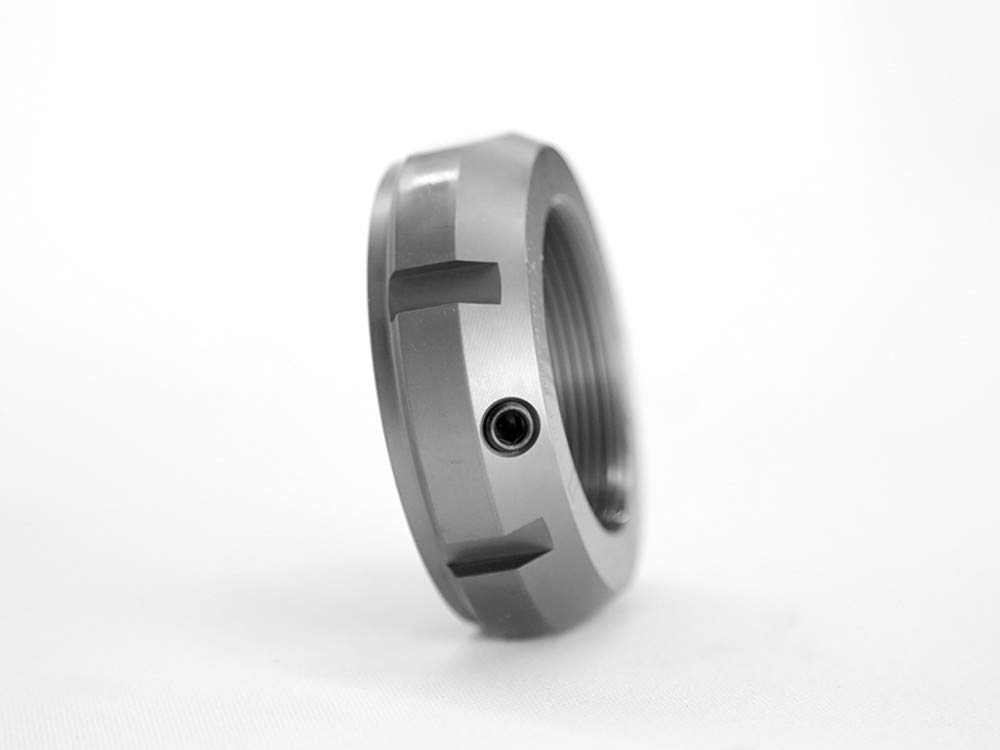 SKF KMK5 Lock Nut with Lock Washer - High Strength M5 Metric Thread Locking Nut for Industrial Machinery, Automotive & DIY Projects - Secure Fastening Solution for Vibration Resistance