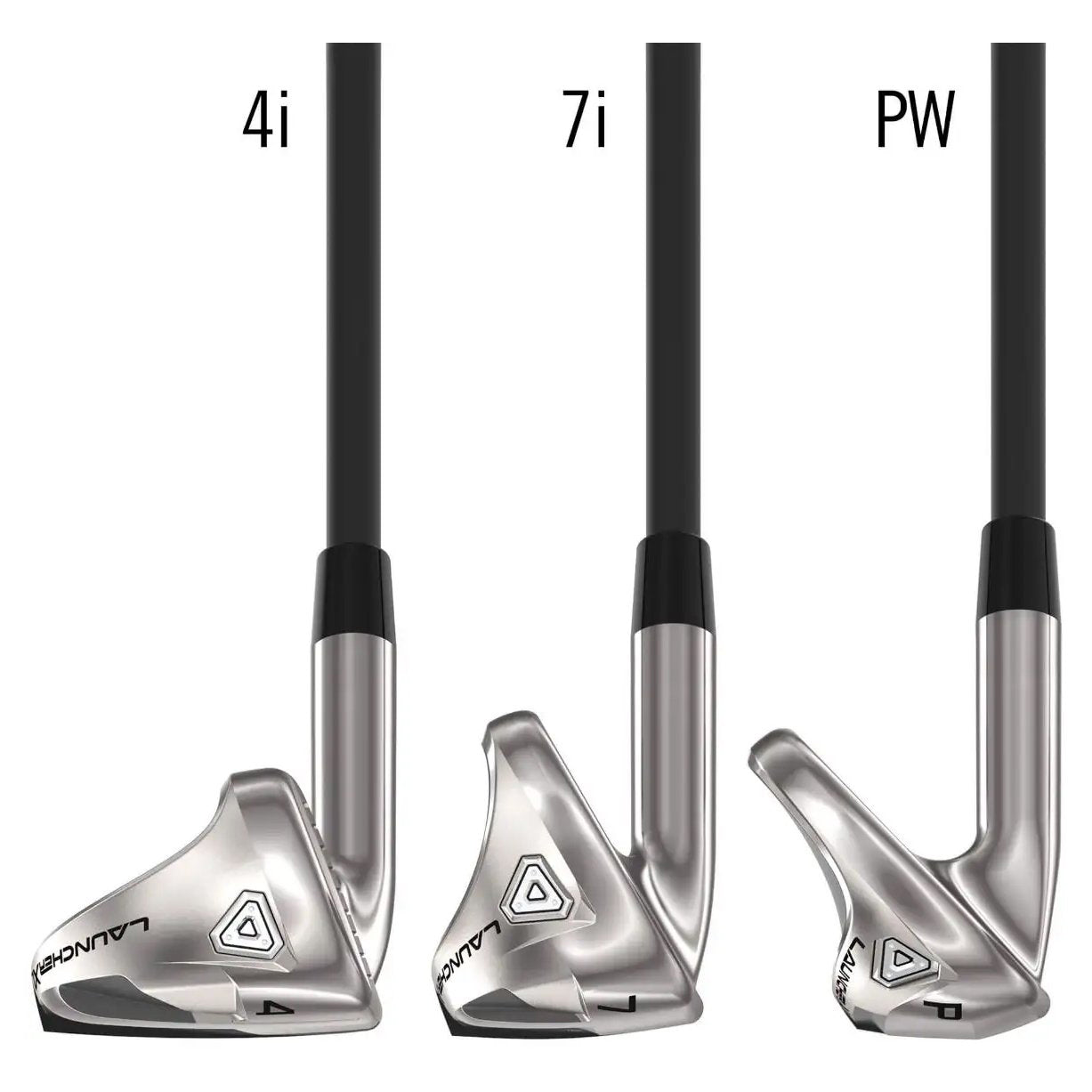 Cleveland Launcher XL Halo 5 DW Temper Left Hand Golf Irons - Premium Left-Handed Golf Clubs for Men, Perfect for Driving Range Practice & Course Play