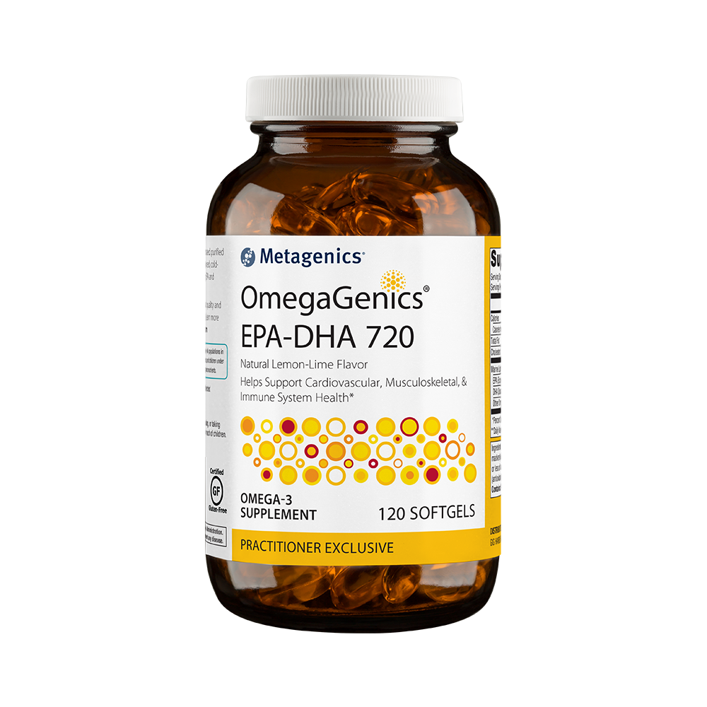 OmegaGenics® EPA DHA 720 - Premium Fish Oil Supplement for Heart & Brain Health | Supports Cognitive Function & Cardiovascular Wellness | Ideal for Adults Seeking Omega-3 Benefits