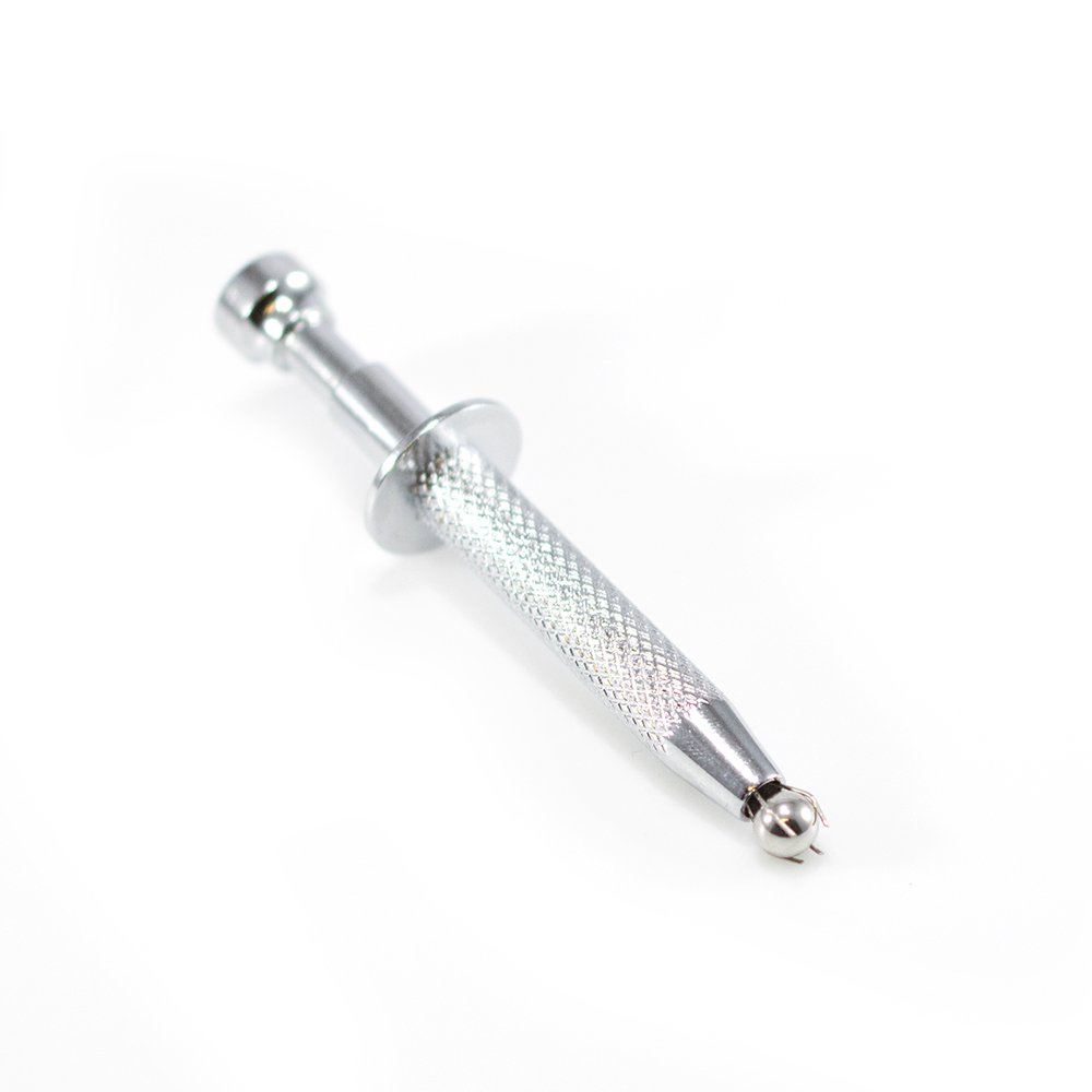4-Prong Stainless Steel Ball Grabber Tweezers for Jewelry Making & Piercing - Diamond Claw Tool for Small Parts, Chips & Gems - Perfect for Jewelers, Watch Repair & Electronics Assembly